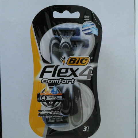 Набор станков для бритья мужских одноразовых BiC Flex 4 comfort 3 шт ...