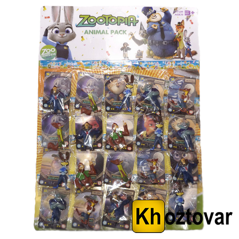 Набір фігурок для дітей від 3 років "Звірополіс" ZooTopia Kit No 2