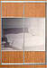 Шафа-купе 1400 х 600 х 2400h з розсувними дверима та 2 ящиками, фото 7