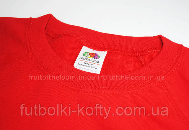 Женский красный свитшот 