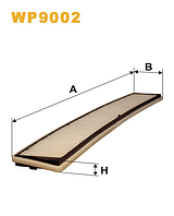 Фільтр салонний WIX WP9002 (K1136)