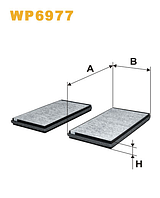 Фільтр салонний WIX WP6977 (K1160A-2X)