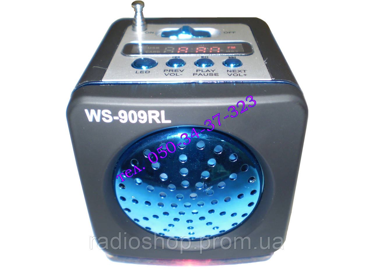 Портативна міні радіо колонка WSTER WS-909 RL