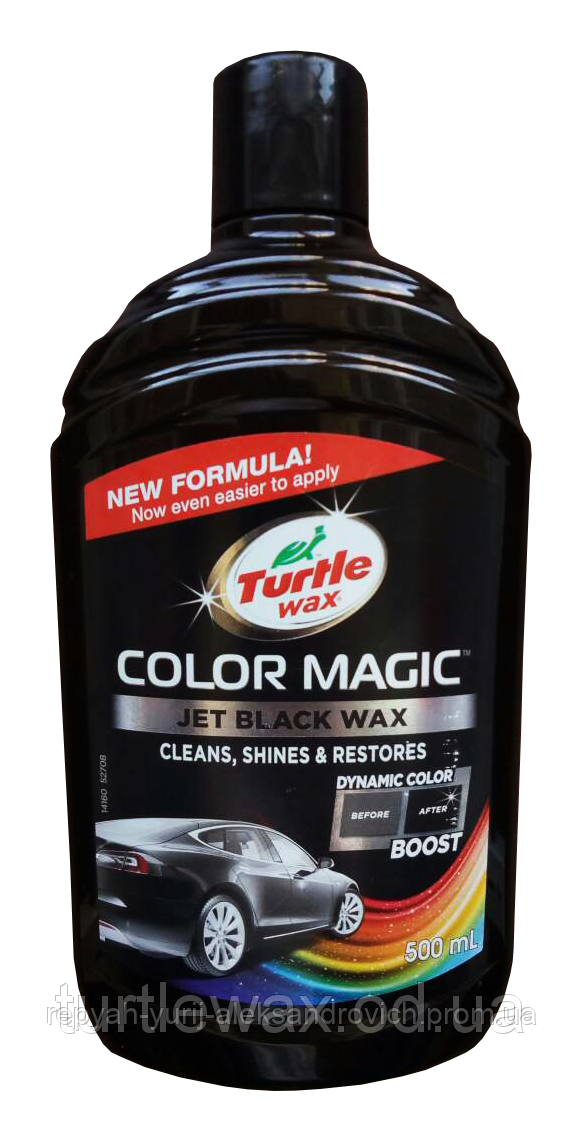 Купити Поліроль Turtle Wax JET BLACK Color Magic чорний 500 мл, ціна ...