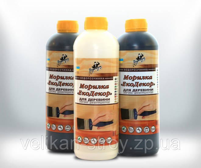 Морилка для деревини ЕкоДекор ТМ "Віртуоз" біла