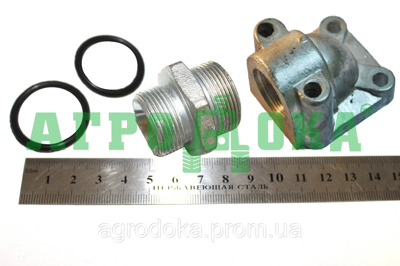 Н-р фланець (кутова муфта) (штуцерЅ32+кільце), фото 1