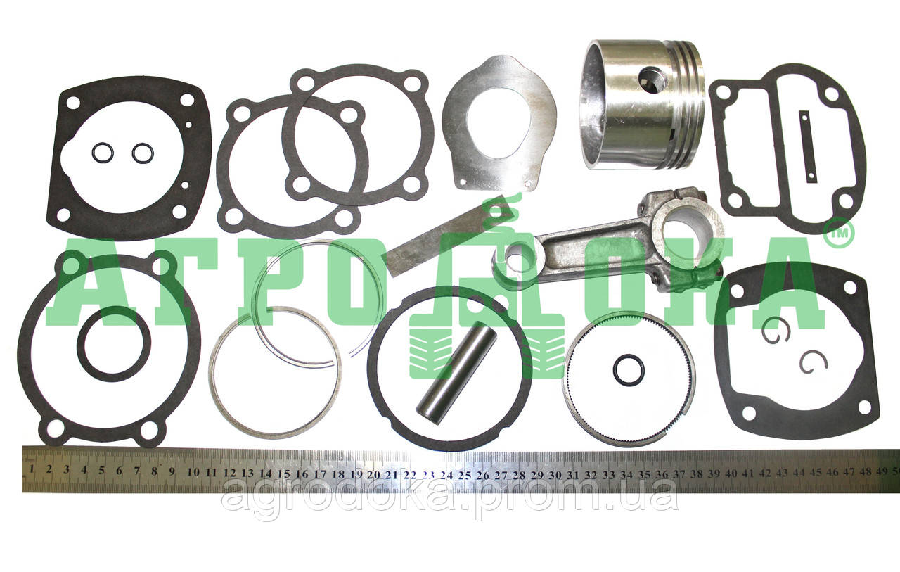 Ремкомплект компресора Н1 (повітр.ох.) (повний+палець+шатун)МТЗ, ПАЗ, фото 1