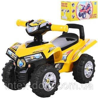 Каталка-толокар Bambi Жовта (HZ 551-6) зі світло-звуковими ефектами, фото 1