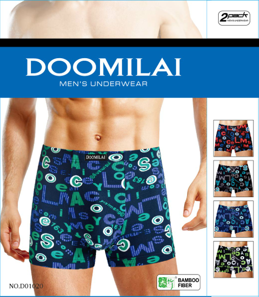 Чоловічі стрейчеві боксери Марка «DOOMILAI» Арт.D-01020