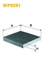 Фільтр салону WIX WP9291 (K1210A)