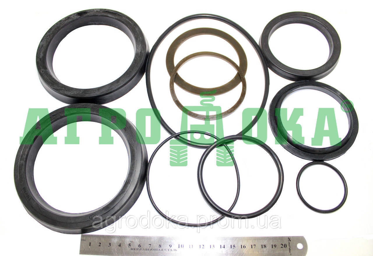 Ремкомплект гідроциліндра ковша зворотної лопати (140х80х800) (ЕО-3322-Б/Д), фото 1