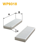 Фільтр салонний WIX WP9318 (K1227-2X)