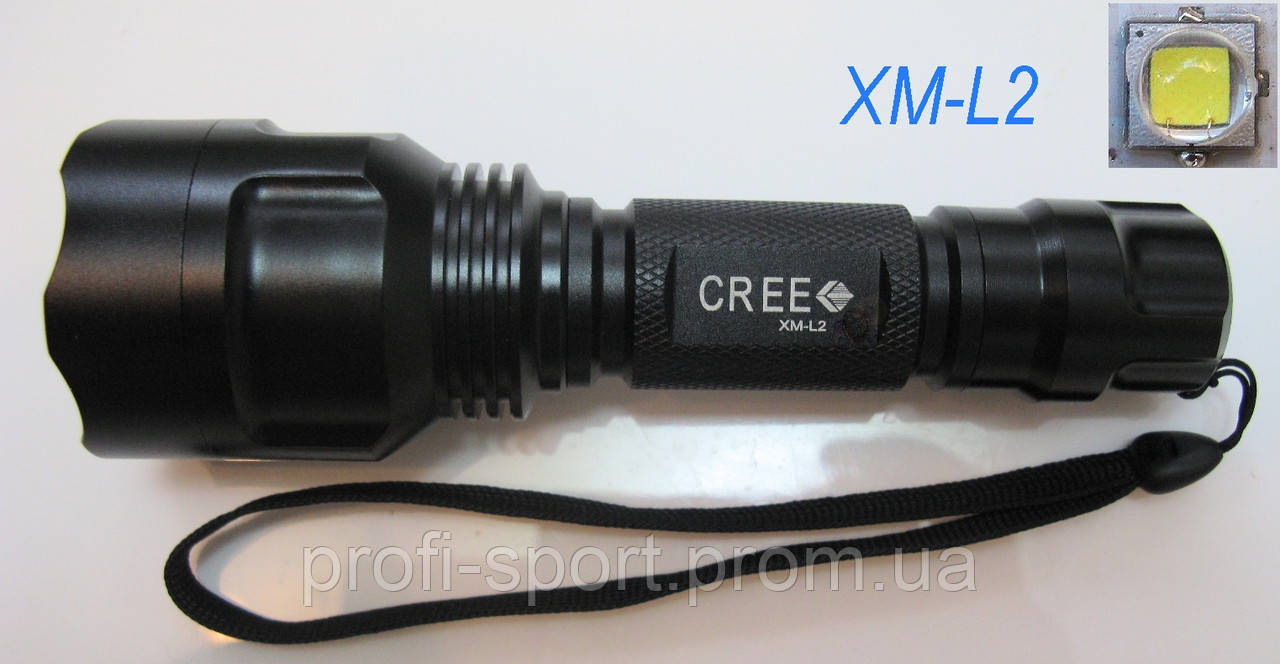 Ultrafire C8 Cree XM L2 U3 тактичний ліхтарик 18650