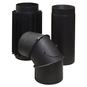 Елементи димоходу з чорної сталі Тарнава.