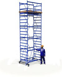 Вишка тура 1.6х0.8м (4+1) - 7,2 м робоча висота (без домкратів)