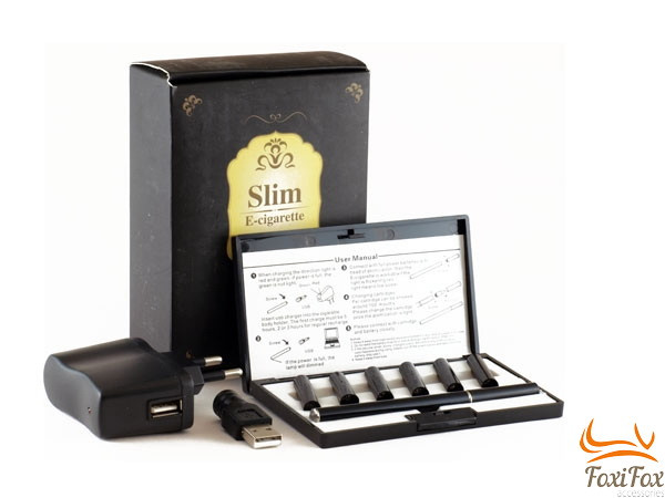 Електронна сигарета Black/ White Slim