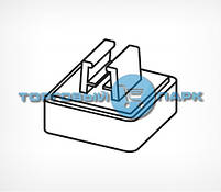 Магнітний тримач рамки MAGNET-90 білий, фото 3