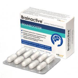 Брейнактив для підтримки та поліпшення роботи головного мозку 30капс.