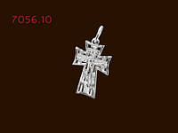 Хрест православний зі срібла 7056