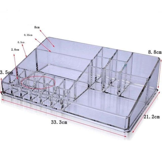 Размеры подставки из акрила Роскошная большая подставка для косметики размеры