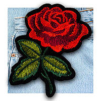 Брошка-нашивка Квіти 7х5 см