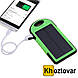 Зовнішній акумулятор Solar Power Bank 5000 mAh <unk> Повербанк із сонячною батареєю, фото 3