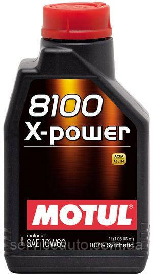 Моторна олива Motul 8100 X-Power 10W60, 1L
