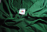 Худі чоловіча зелена кофта з капюшоном легка (темно-зелений) Lightweight hooded sweat Fruit of the Loom,2XL, фото 2