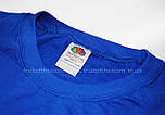 Світшот жіночий синій светр легкий (яскраво-синій) Lightweight raglan Fruit Of The Loom,S, фото 3