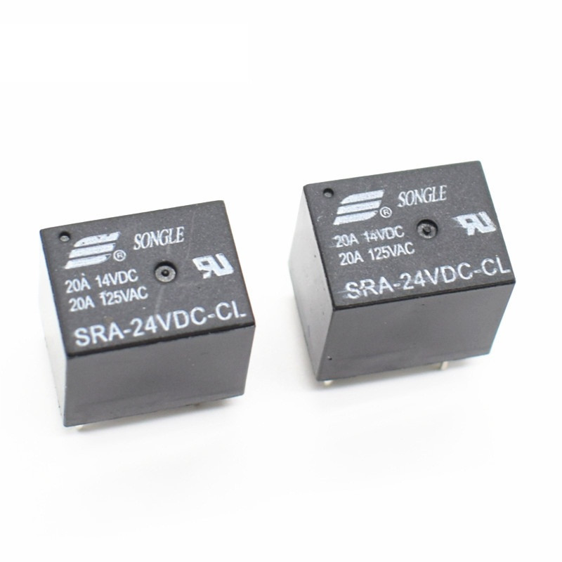 Силовые реле SRA-24VDC-CL 20A 24 В 5PIN - фото 1 - id-p571893773