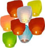 Небесний ліхтарик "Купол" з вбудованим пальником подарунок, фото 2