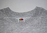 Світшот чоловічий сірий светр легкий Lightweight set-in sweat Fruit of the Loom,XL, фото 3
