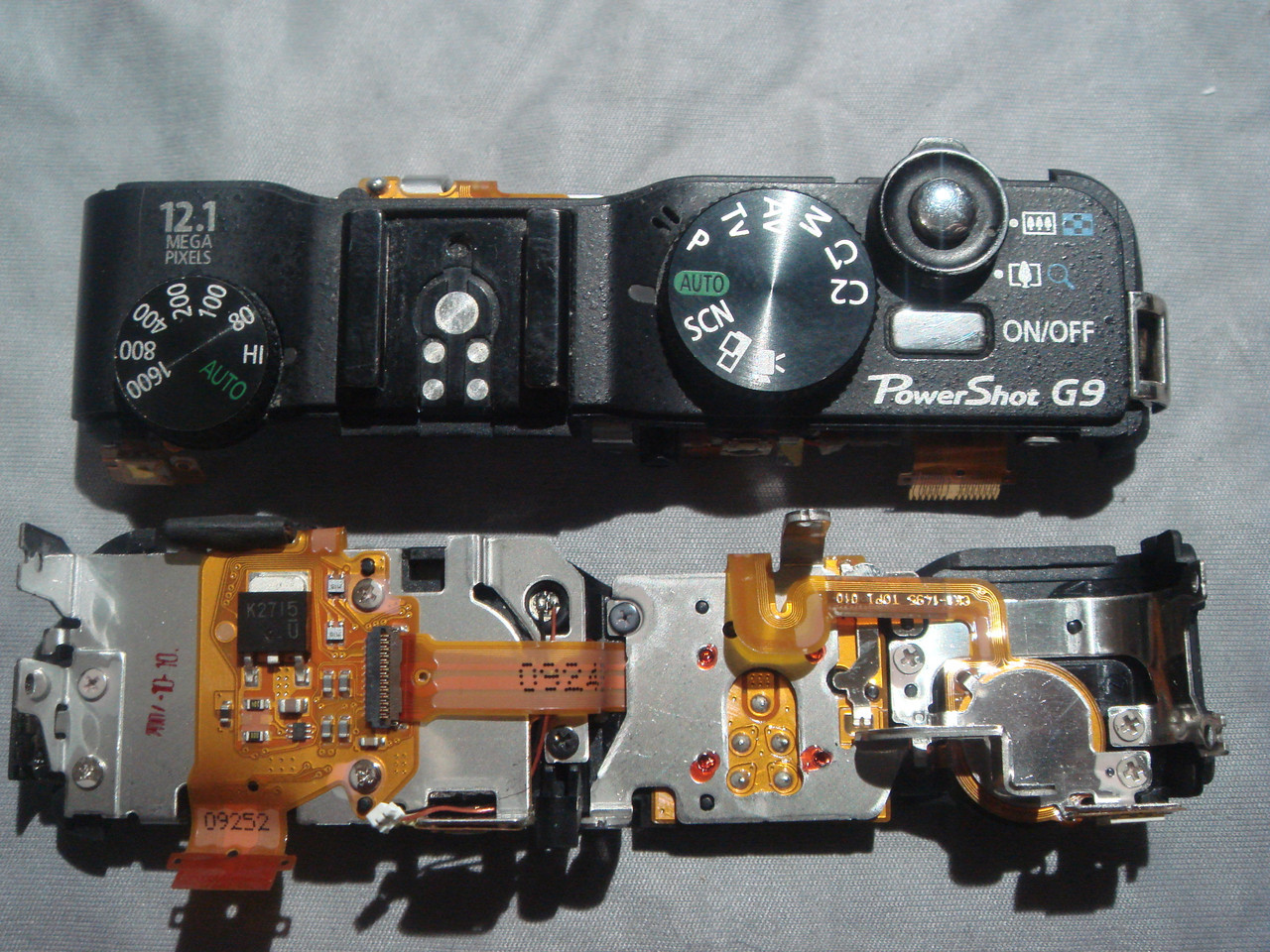  верхня частина Canon G9, PC1250 оригінал