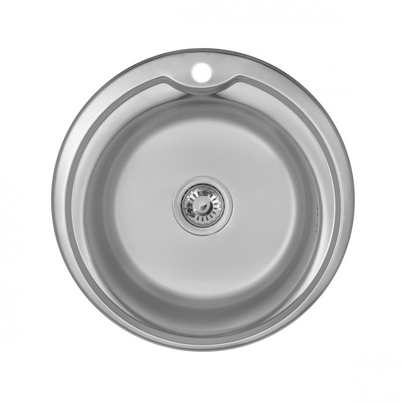 Кругла кухонна мийка Imperial 510D (08) Decor