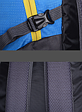 Рюкзак спортивний жовто-синій Baishigi, фото 6