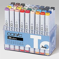 Набір двосторонніх маркерів Copic Sketch Basic Set 36 кольорів