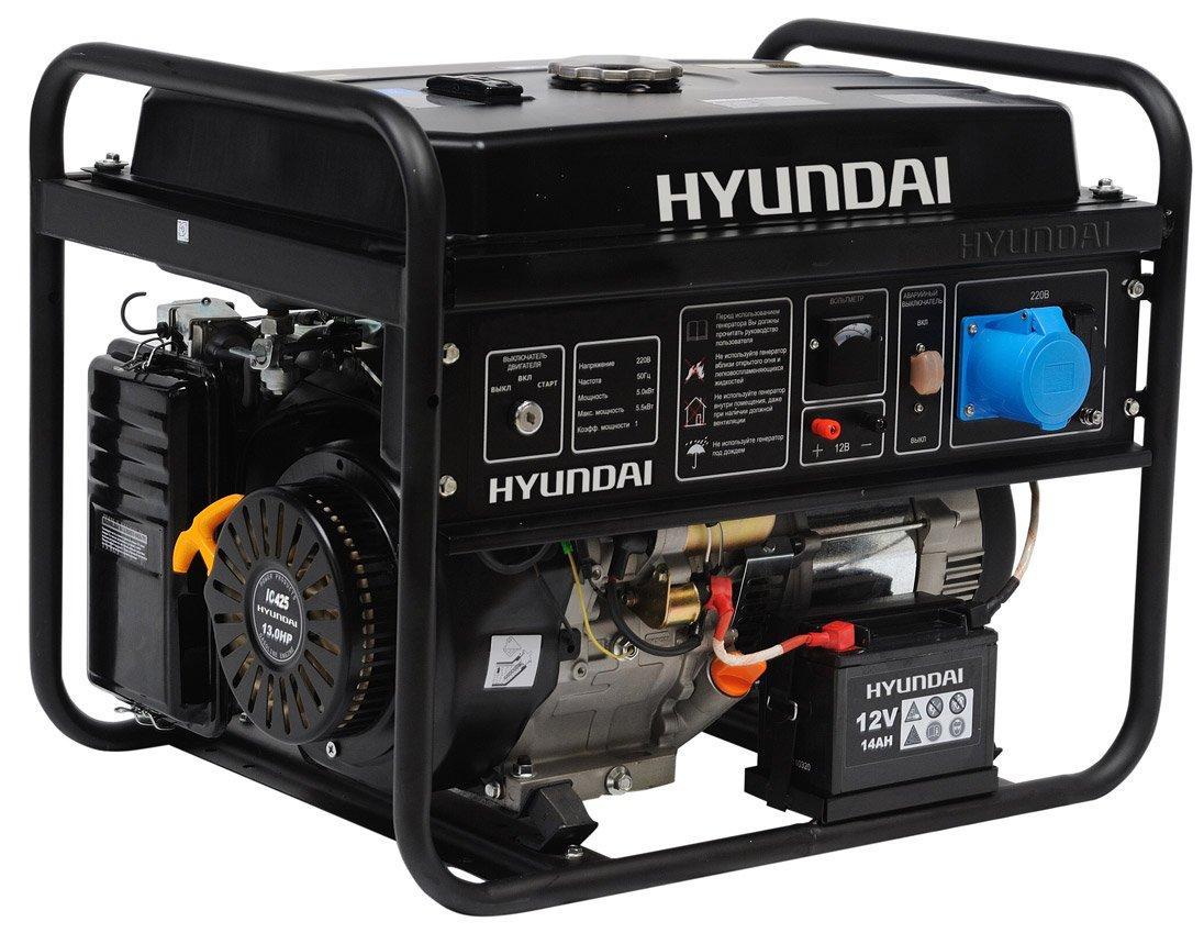 Бензиновий генератор Hyundai HHY 9010FE (6,5 кВт)
