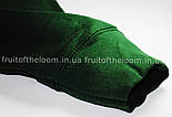 Чоловічий реглан зелений теплий светр (темно-зелений) Fruit of the Loom,2XL, фото 3