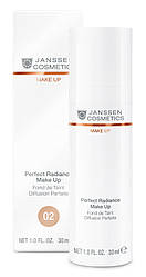 Стійкий тональний крем з UV-захистом SPF-15 для всіх типів шкіри (02) JANSSEN Perfect Radiance Make-up 