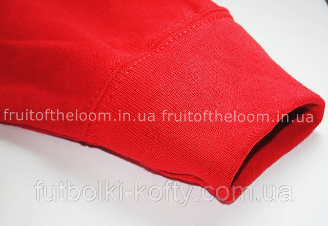 Красный мужской классический реглан