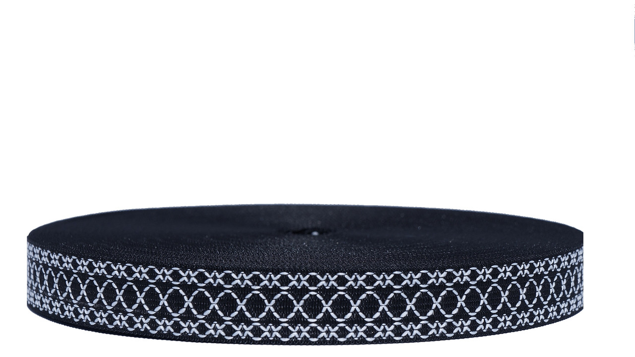 Тасьма окантовна 20 мм, лямівка декоративна арт. 012 50 м