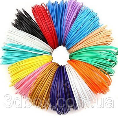 Набор PLA-пластика для 3d-ручки, 12 цветов по 10 метров, Large - фото 1 - id-p449447122