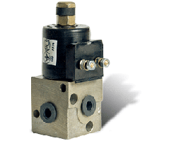 Клапан електромагнітний КЕМ 11 24 В клеми плоскі, М10 × 1 електропневмоклапан КРАЗ (пр. ПААЗ) (Арт.