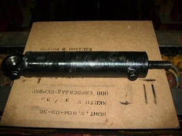 Циліндр ГУР ЦГ80-280 МАЗ (L=541mm) (335 мм між вх./вих оливи) без наконечника (5336-3405005-02) (Арт. ЦГ80-280-3405010-11)