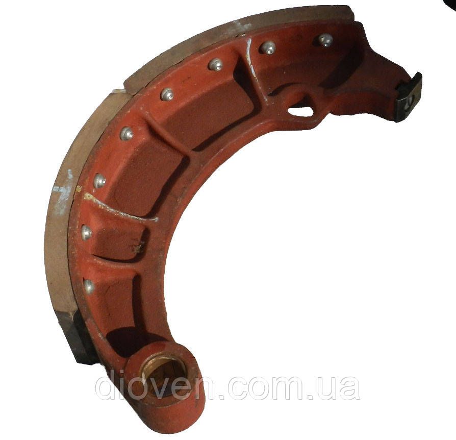 Колодка торм. КРАЗ (B= 90 mm) передня на заклепках (200-3501090/91) (Арт. 255Б-3501090)