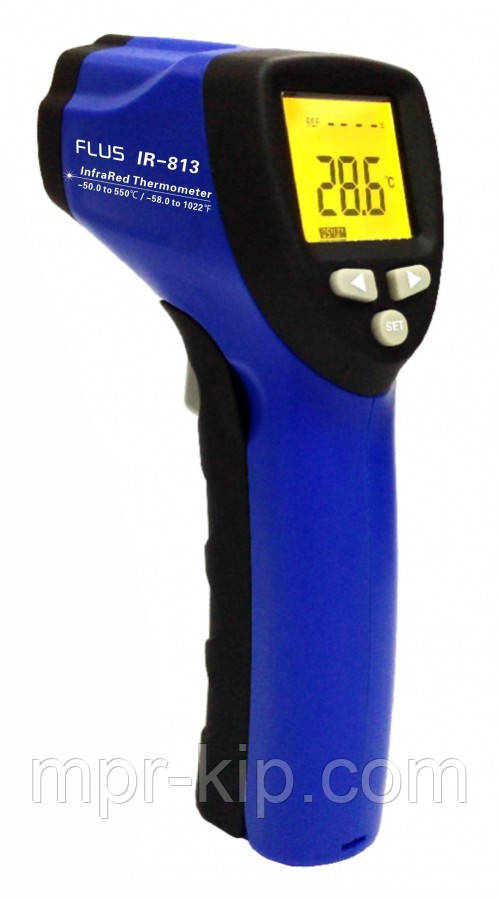 Пірометр Flus IR-813 (-50-580 °C) EMS 0,1-1,0; DS: 661, фото 1