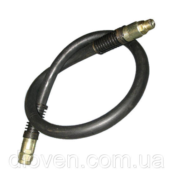Шланг гальмівний КРАЗ (L = 1155 mm) моста заднього (гайка М22х1,5 бол.штуцер К3/8") (Арт. 250-3506085-10)