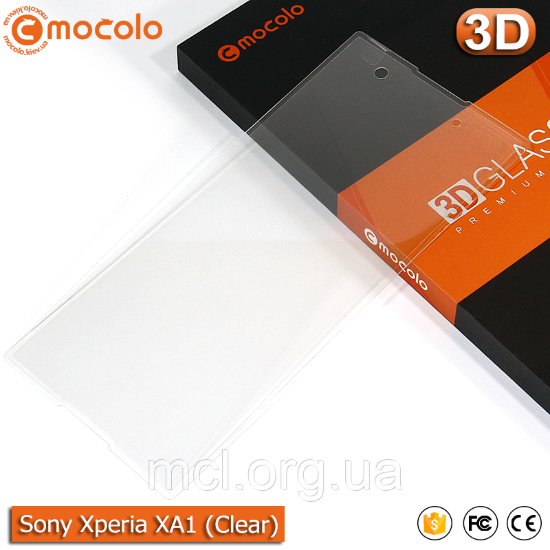 Захисне скло Mocolo Sony Xperia XA1 3D (Clear)