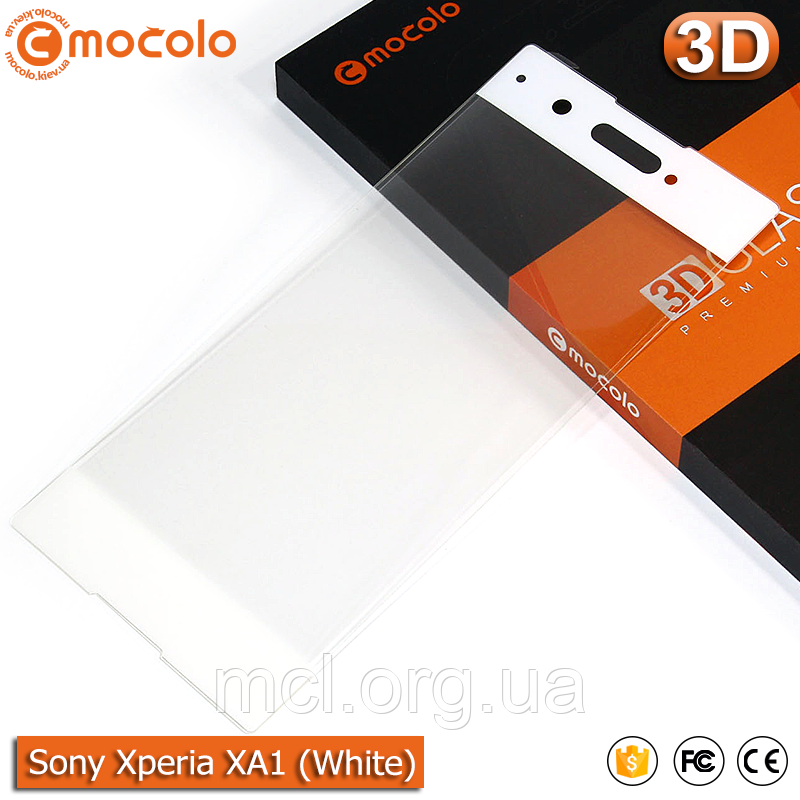 Захисне скло Mocolo Sony Xperia XA1 3D (White)