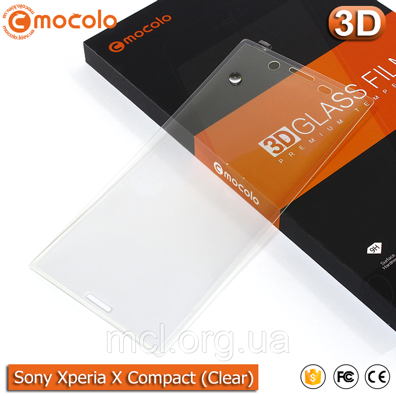 Захисне скло Mocolo Sony Xperia X Compact 3D (Clear)